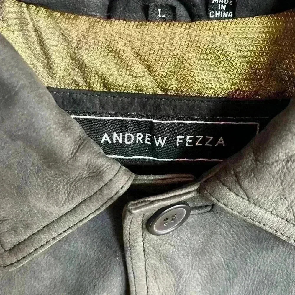 Andrew Fezza 100% Leather Coat - Picture 7 of 7